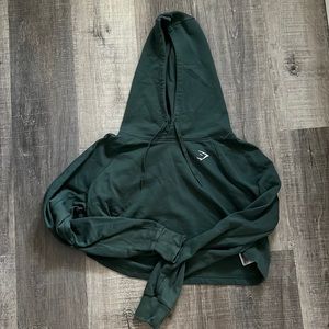 Gymshark cropped training hoodie